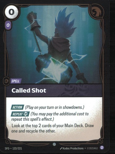 Called shot 122 221 - called, c